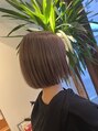 テンダー(Tender)&nbsp;ブリーチありのグレージュカラーのボブスタイル♪