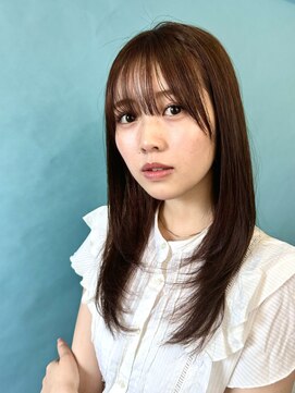 ルーフ 用賀(ROOF) レイヤーカット/オレンジベージュ#髪質改善#トリートメント