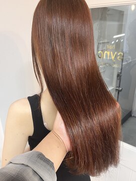 シンク オモテサンドウ(sync omotesando) ブラッドオレンジ/巻ける縮毛矯正