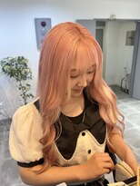 ペレ 栄店(PELE)&nbsp;前髪/アンブレラカラー/こなれミディ/イメチェン/ウェーブパーマ