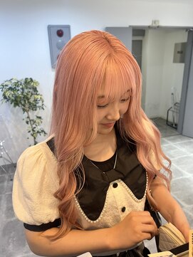 ペレ 栄店(PELE) 前髪/アンブレラカラー/こなれミディ/イメチェン/ウェーブパーマ