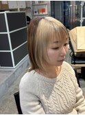 ケアブリーチデザインカラーブロックカラーインナーカラー