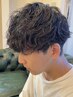 メンズカット＋ツイストパーマorスパイラルパーマ