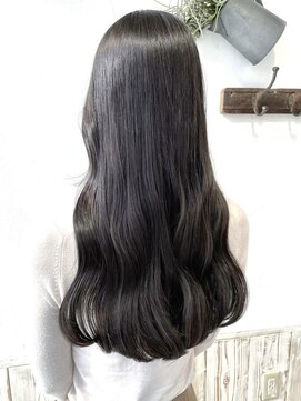 シャムオーツー 国分寺(CHAM:O2) ダークアッシュ/韓国ヘア/ロング/暗髪カラー/透明感カラー