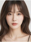 韓国風顔まわり/レイヤーカット/前髪/【lana hair 新宿】