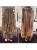 髪質改善ヘアエステ+カラー