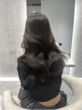 ジーナ 渋谷本店(Zina) レイヤーカット　オリーブグレージュ