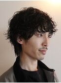 【名古屋丸の内】シャドウパーマメンズカットメンズパーマ眉毛◎