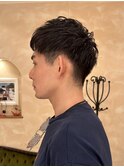 刈り上げメンズカット/フェザーショート/オフィスカジュアル