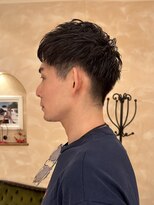 刈り上げメンズカット/フェザーショート/オフィスカジュアル