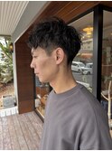 スペインカール/スパイラルパーマ/刈り上げ/ツイスパ/短髪