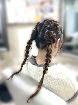 アイビー 新宿(IVY) アレンジツイン編みおろし