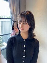 リベラル(liberal)&nbsp;アディクシーカラー グレージュくびれレイヤーボブ【20代/30代】