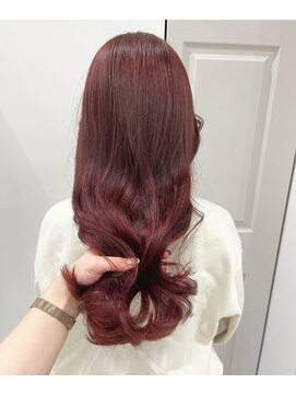 ジーナ 大宮(Zina) ワンカラーワインレッド