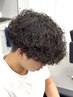 【無造作×おしゃれ度UP】カット+プードルパーマ[心斎橋/MEN’S/パーマ]