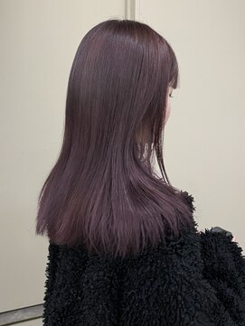 パークレーン アイス イヴェン(park lane ICI yeven) ブリーチなしカラー 10代20代カシスピンクラベンダー/akane