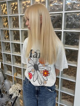 ペレ アネックス 大阪梅田茶屋町店(PELE ANNEX) ミディアムヘア/デザインカラー/フェイスフレーミング/梅田