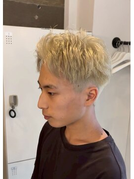 メンズギフト(men's GIFT) ショート刈り上げツーブロックハイトーンカラー