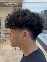 フィフスパーク(fifth PARK) 渋谷スペインカールラルフカール刈り上げ高めツーブロックメンズ