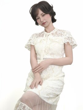 ステラ(Stella) 銀座ブローヘア。宣材サロモ編。ショートヘアセットVOL6.0