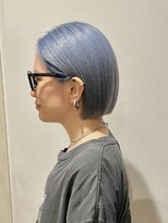 ヴィーヴォ オモテサンドウ(Vivo omotesando)&nbsp;ケアブリーチ/ハイトーン/ブリーチカラー/切りっぱなしボブ/ボブ