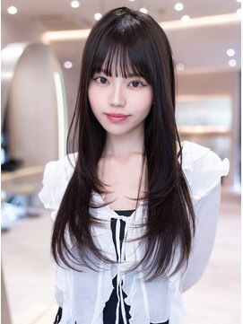 髪質改善 Carelly 志木 【7月1日NEW OPEN(予定)】 デザインカラー/レイヤーカット/ウェットヘア/オリーブベージュ