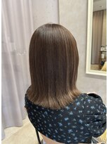 ラメル(RAMEL)&nbsp;ライン感のあるbob＋柔らかベージュ