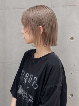 シェル 国分寺(shell) ワンホンレイヤー/ミルクティーブロンド/ダークブルー/国分寺
