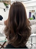 ハイライトバレイヤージュダブルカラーショートカット30代40代