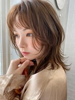 ロア 四条河原町店(LoRE)&nbsp;ベージュブラウンの顔まわりレイヤー