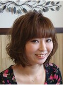 ふわくしゅ甘口レイヤーボブ