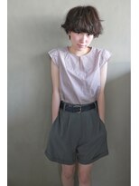 ナヌーク シブヤ(nanuk shibuya) ショコラアッシュカラーがフレッシュ◇メンズライクなショート◇