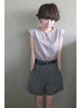 ナヌーク シブヤ(nanuk shibuya) ショコラアッシュカラーがフレッシュ◇メンズライクなショート◇