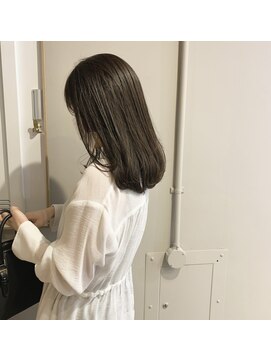 ローレンジウ(LOREN JU) 透明感髪質改善ベージュダブルカラーミルクティーグレージュ