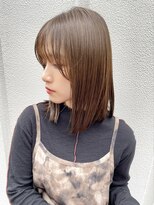 レトン 銀座(leton)&nbsp;美髪/ホワイトグレージュ/大人かわいい/こなれミディ[銀座]