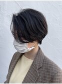 クールショート/ハンサムショート/ダークトーン/耳下