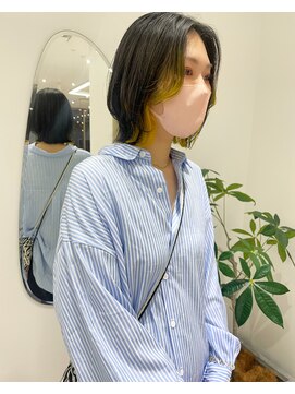 ジーナ 福岡天神(Zina) レイヤー×顔周りデザインカラー