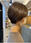 ショート×グリーン