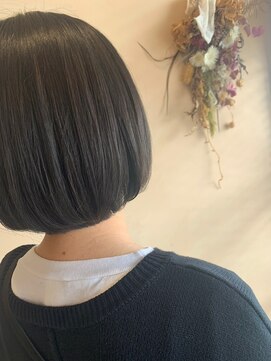 カノエ(canoe) ショートボブ/ボブ/髪質改善縮毛矯正/髪質改善/韓国風/韓国ヘア
