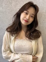 アース 三軒茶屋店(HAIR&MAKE EARTH) 三軒茶屋_レディース_ロング_コテ巻き_ブラウン_デジタルパーマ