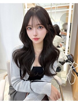 アフロートリノ(AFLOAT Leino) 大人可愛い韓国レイヤーカット くびれヘア ヨシンモリ 顔周り