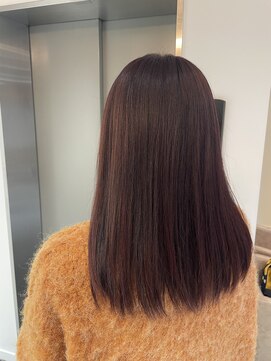 アヴァンスアンス 広島袋町店(AVANCE.ens) ピンクブラウンカラー