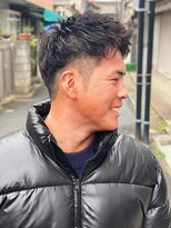 スウェル 船橋店(Swell)&nbsp;ハイライト/マッシュパーマ/ウルフ/アッシュブラック