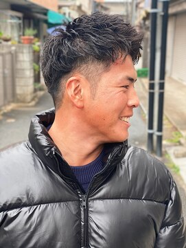 スウェル 船橋店(Swell) ハイライト/マッシュパーマ/ウルフ/アッシュブラック