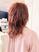 キャアリー(Caary)&nbsp;福山市美容院　人気　小顔補正立体カットCaaryピンク/コーラル