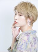 ハイトーンミントアッシュ×スッキリショート