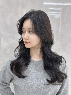 マウル 栄(MAEUL) 長め前髪　レイヤーカット　韓国ヘア