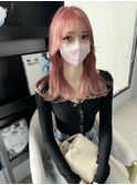 ダブルカラー_ケアブリーチ_レイヤーカット
