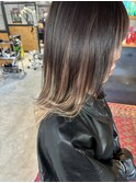 【札幌円山オレンジベージュ/透明感/デザインカラー/インナー
