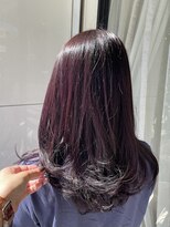 トリート 新浦安店(TREAT)&nbsp;ロングレイヤー×カシスレッド